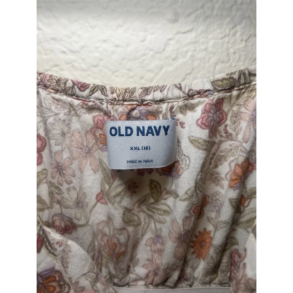 Old Navy Girls Floral Sleeveless Dress XXL Girly Flowy Maxi Summer Beach Vacati‎